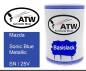 Preview: Mazda, Sonic Blue Metallic, SN / 25V: 500ml Lackdose, von ATW Autoteile West.